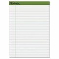 Tops Products Earthwise Recycled 8.5 x 11.75 Writing Pad- White - 40 Sheets 40102